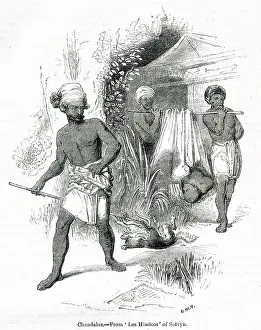 Caste: Chandalas, lower-caste Hindus, India