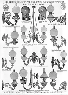 Chandeliers: Chandeliers, brackets and back lamps, Plate 245