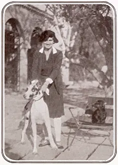 Gigot: Chanel with her dogs at Roquebrune
