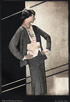 Gilet: Chanel tweed suit, 1929