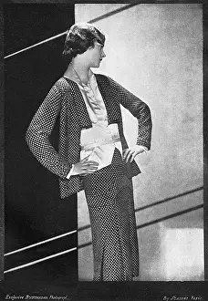 Gilet: Chanel tweed suit, 1929