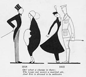 Influences: Changes in fashion between 1914 and 1915 by Fish
