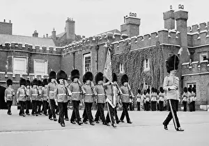 Bodyguard: Changing of the Guard in the court of St. James's Palace in