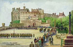 Lothian: Changing the Guard, Edinburgh Castle, Lothian, Scotland