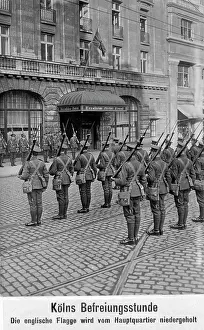 Relieve: Changing of the guard of the English troops