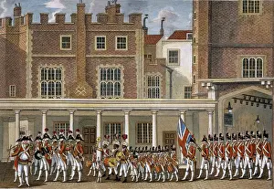 Splendid: Changing the Guard at St James's Palace, 1792