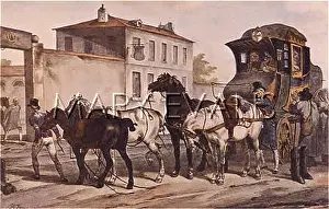 Poste: CHANGING HORSES 1825