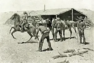 Couriers: Changing horses at the Pony Express