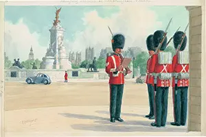 Sentries: Changing Sentries at Buckingham Palace