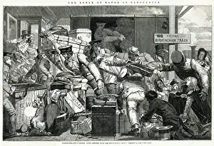 Scramble: Changing trains at Gloucester 1846
