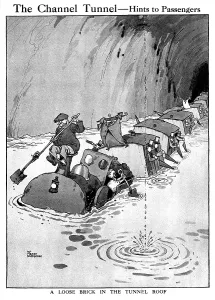Tunnelling: The Channel Tunnel - hints to passengers, Heath Robinson