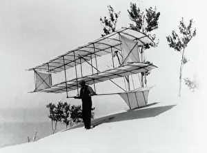 Chanute: Chanute Type Biplane Glider Hang-Glider of 1896