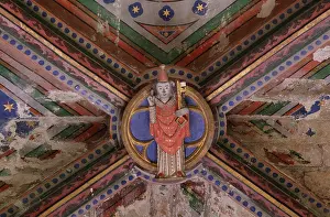 Merimee: Chapel ceiling, Cathedral of Saint Maurice de