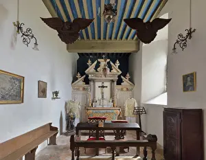 Perigord: Chapel, Chateau de Chalais, Chalais, Nouvelle-Aquitaine
