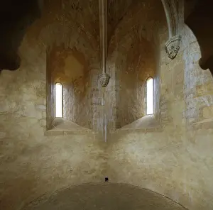 Corbel: Chapel, Chateau de Guedelon, Treigny, Burgundy, France