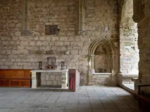 Roussillon: Chapel, Keep, Chateau de Puivert, Puivert, Aude, France