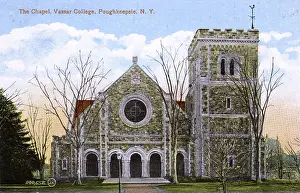 Colleges: The Chapel, Vassar College, Poughkeepsie, NY State, USA