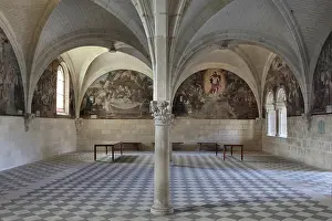 Chapitre: Chapter House, Fontevraud Abbey, Loire Valley, France