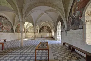 Arbrissel: Chapter House, Fontevraud Abbey, Loire Valley, France