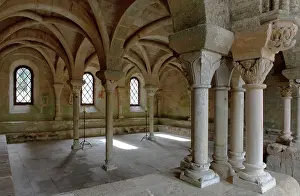 Chapterhouse: Chapter house, Fontfroide Abbey, Languedoc-Roussillon