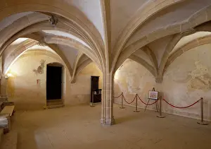 Corbel: Chapter House, Prieure Saint-Martin, Vaux-en-Beaujolais