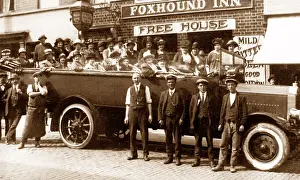 Foxhound: Charabanc outing, Foxhound Inn, Nottingham