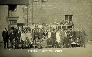 Charabanc: Charabanc Outing, Llangollen, Denbighshire