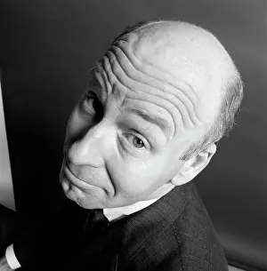 Character Bald Man Looking Up