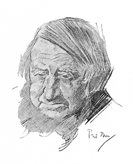 Characterful: The characterful face of an elderly man