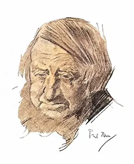 Characterful: The characterful face of an elderly man