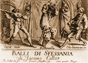 Neopolitan: Characters in a comic theater performance
