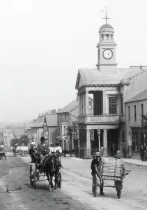 Chard: Chard, Horse and Carriage in Fore Street 1907