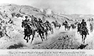 Yeomanry: Charge of the mounted brigade at El-Mughar, 1917