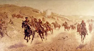 Yeomanry: Charge of the mounted brigade at El-Mughar, WW1