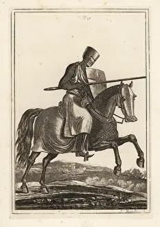 Shin: Charging knight of the 12th and 13th century