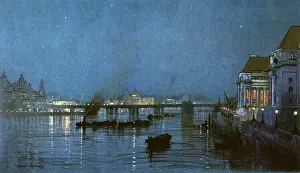 Nocturne: Charing Cross, London at night 1926