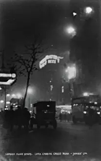 Charing Cross Road at Night