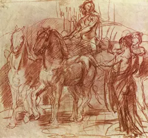 Marees: Chariot and Pair and Group of Women