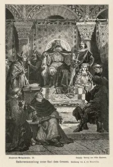 Presides: CHARLEMAGNE'S COURT