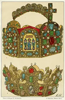 Hottenroth: Charlemagne's Crown and Crown of St. Cunigunde