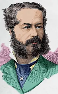 1836: Charles Auguste Heriot (1825-1879). French businessman. Engr