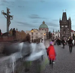 Moldau: Charles Bridge, Prague, Czech Republic