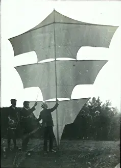 Downs: Charles Brogden's kite at the Findon International Kite Comp