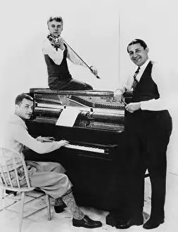 Lyman: Charles Chaplin playing the violin, 1925