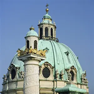Chruch: Charles church in Vienna
