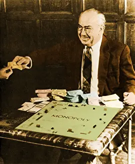 Monopoly: Charles Darrow with Monopoly