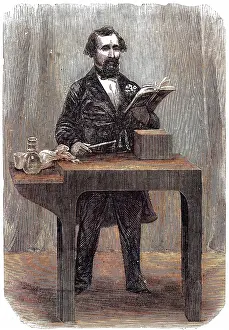 Loud: Charles Dickens reading to an audience