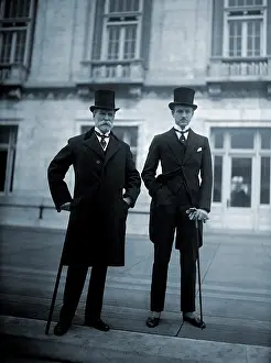 Specializing: Charles Evans Hughes with young Benjamin ?