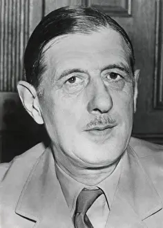 Degaulle: Charles de Gaulle, the self proclaimed leader