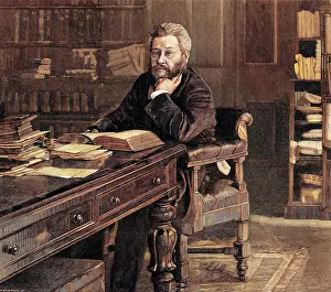 Spurgeon: Charles Hadden Spurgeon (at desk)